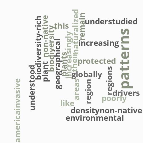 Geographical patterns in the distribution ...